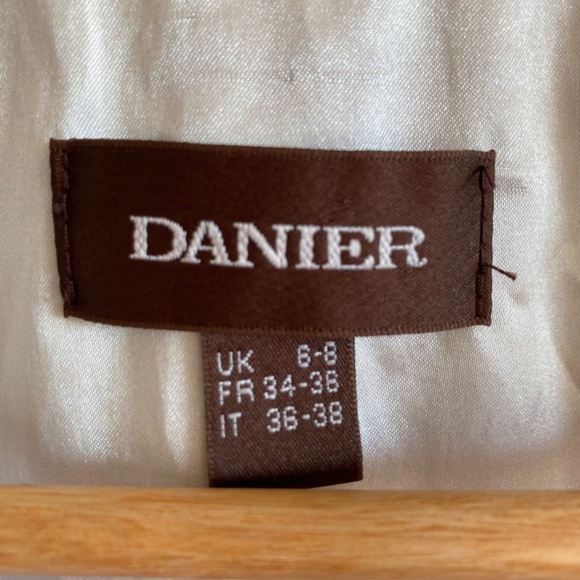 **UNIQUE** Danier Moto Jacket - Genuine Leather - Dusty Blue - Rare Lining -XXS - Picture 7 of 12